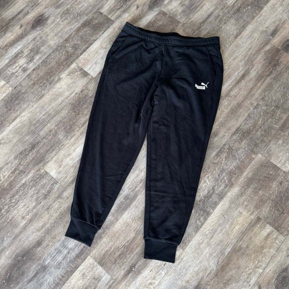 NWOT! PUMA Essentials Jogger Sweatpants Classic Black - Picture 8 of 8